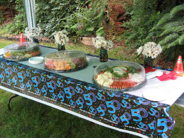 vegetable and fruit trays