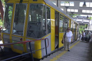 the cable car we took to the top