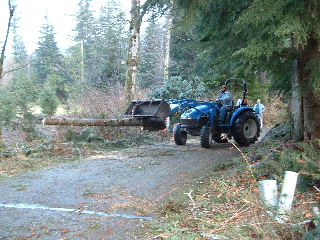 lifting the last log out